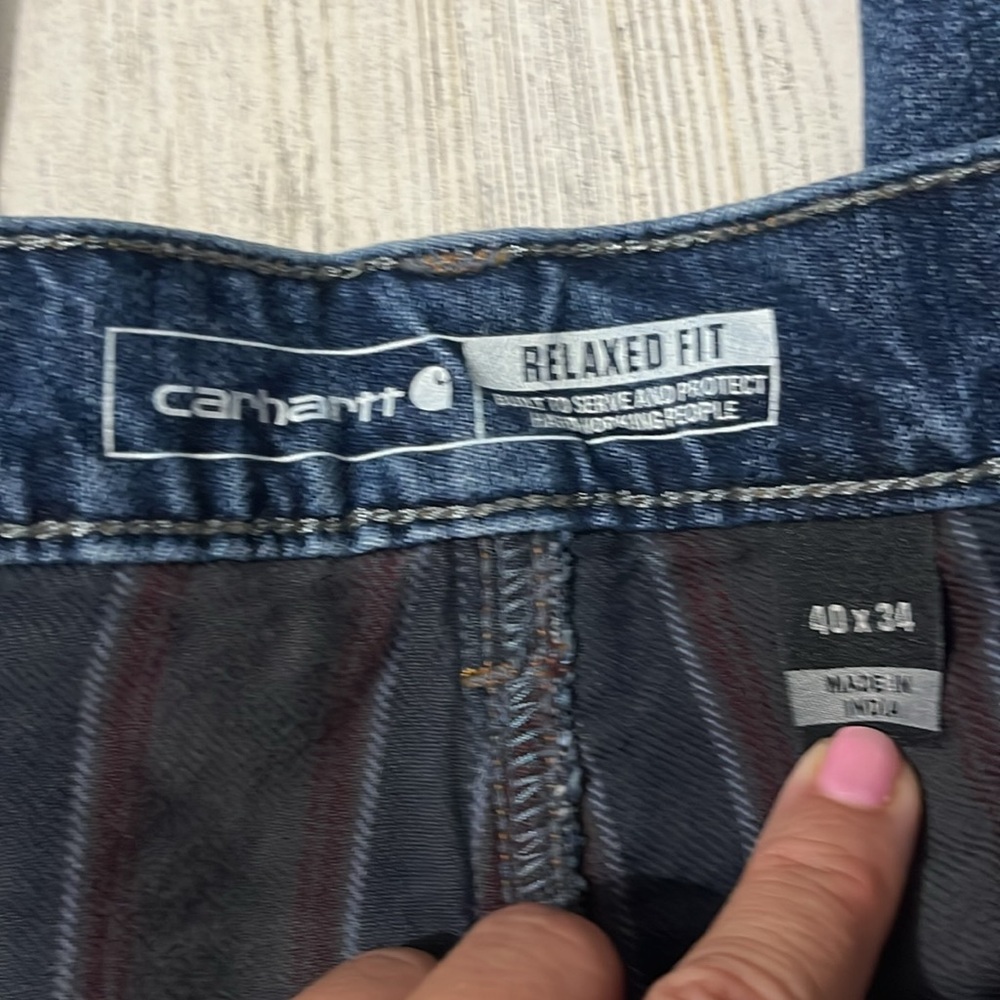 Carhartt Lined Jeans Size 40 - Picture 4 of 8